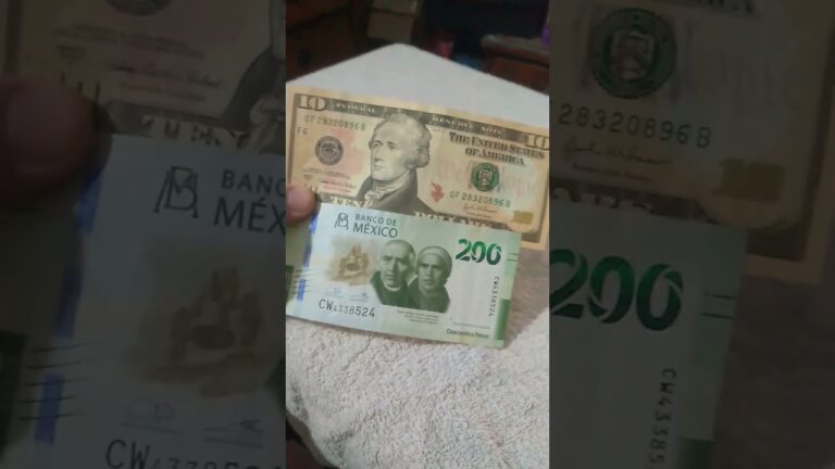 Conversión de 200 pesos mexicanos a dólares Guía rápida y precisa