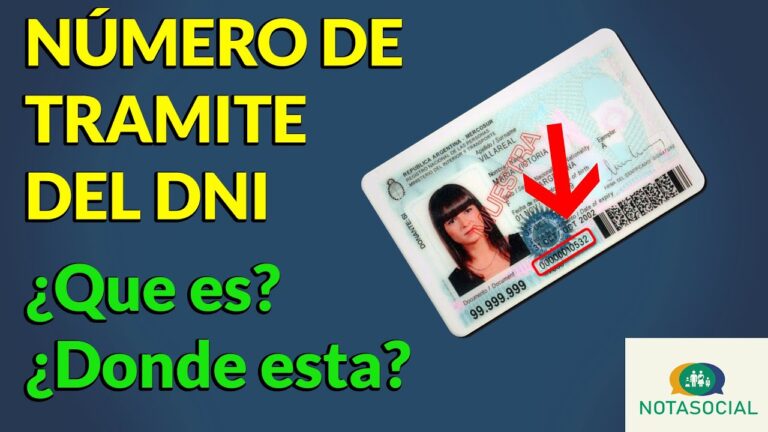 Problemas con n&uacute;mero de tr&aacute;mite del DNI: Soluciones efectivas