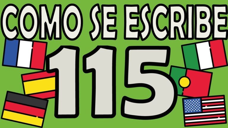 &iquest;C&oacute;mo se escribe 115 en espa&ntilde;ol?