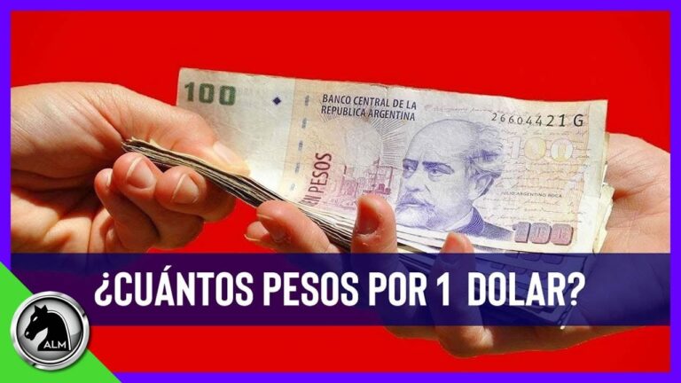 Convertir 28000 d&oacute;lares a pesos argentinos: El tipo de cambio actual