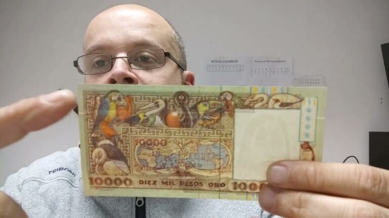 Billete de 10.000 pesos argentinos antiguos: Un vistazo al pasado