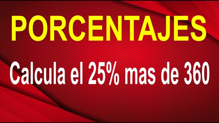 Calculando el 30% de 360: F&aacute;cil y R&aacute;pido