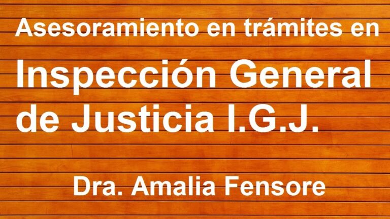 Tr&aacute;mites simplificados en Inspecci&oacute;n General de Justicia