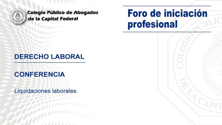 Gu&iacute;a completa de las liquidaciones en el CPACF