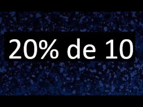 Calculando el 20% de 10000