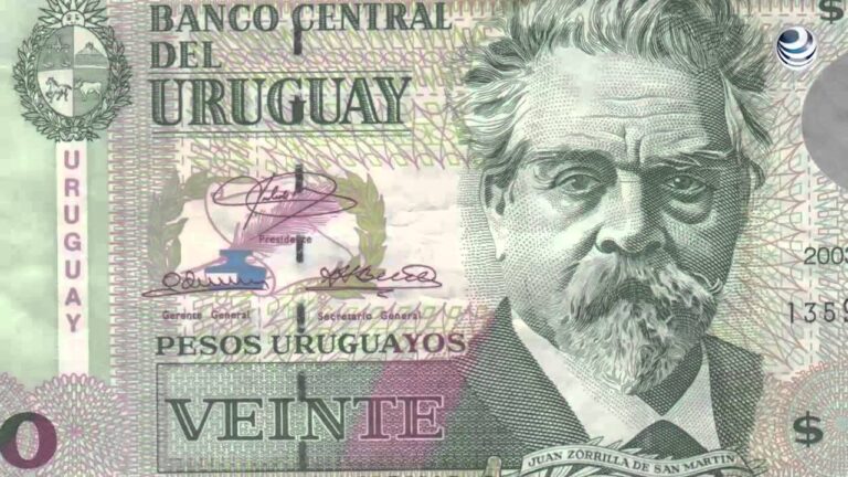 Conversión de 20 pesos uruguayos a pesos argentinos