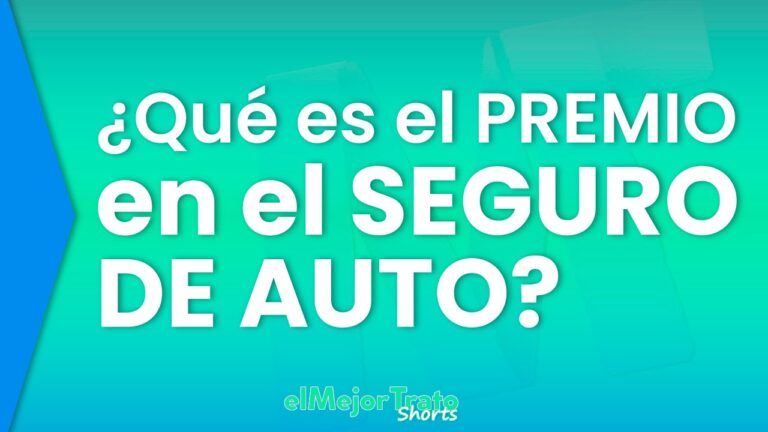 Significado del premio en la póliza de seguros
