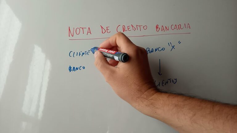 Gu&iacute;a r&aacute;pida sobre la nota de cr&eacute;dito bancaria