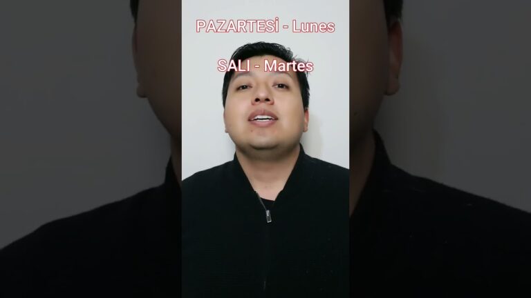 Los d&iacute;as de la semana en turco: Gu&iacute;a r&aacute;pida y sencilla