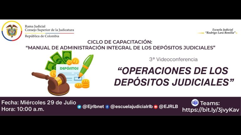 Guía del depósito judicial de cuota alimentaria