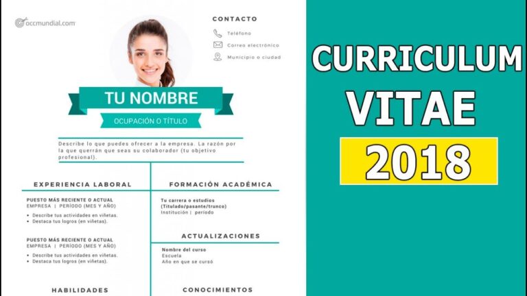Gu&iacute;a para crear un curr&iacute;culum de promotora