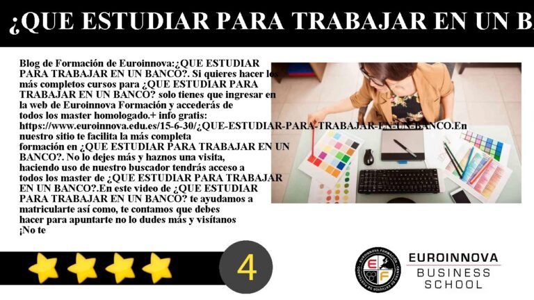 Gu&iacute;a para elegir la carrera ideal para trabajar en un banco