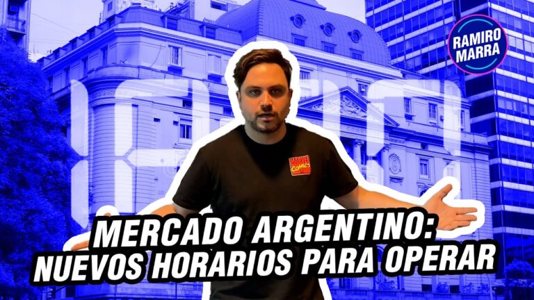 Horario de apertura del mercado en Argentina