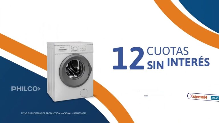 Compra tu lavarropas en 12 cuotas sin inter&eacute;s: &iexcl;Ahorra dinero!