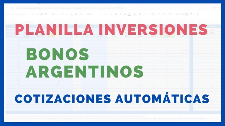 Análisis de Cotización de Bonos Argentinos