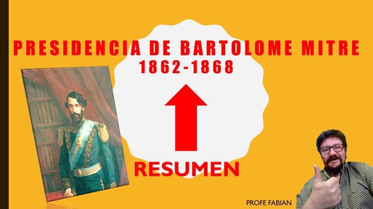 El Gobierno de Mitre en un Mapa Conceptual