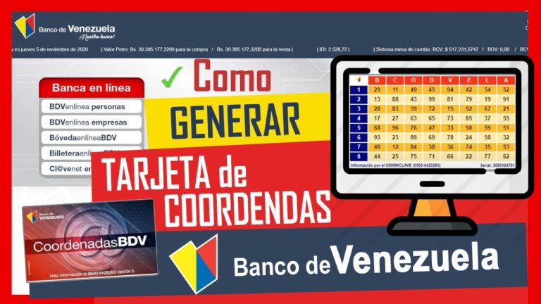 C&oacute;mo solicitar la tarjeta de coordenadas: Gu&iacute;a f&aacute;cil y r&aacute;pida