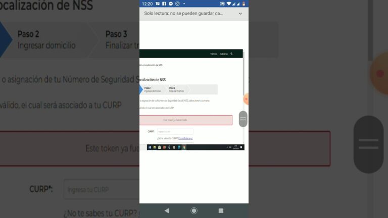 Significado de Token Inv&aacute;lido