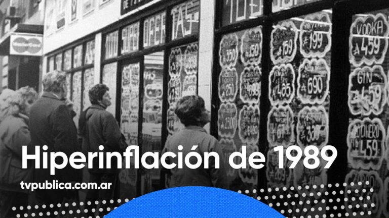 La econom&iacute;a argentina durante el per&iacute;odo 1983-1989